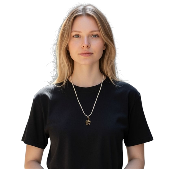 Leather Cord Unicorn Pendant Necklace Magical Fairy Tale Fairycore 1970s 1990s - Picture 15 of 15